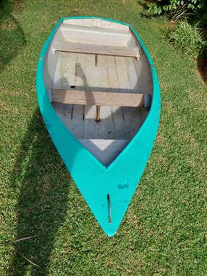 Fiberglass fishing boat