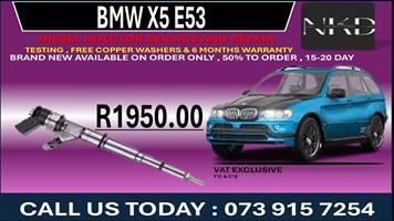 BMW X5 E53 Diesel Fuel Injectors 