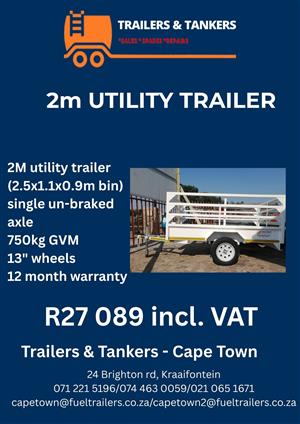 2m Utility trailer