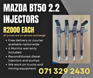 MAZDA BT50 2.2 INJECTORS FOR SALE WITH WARRANTY