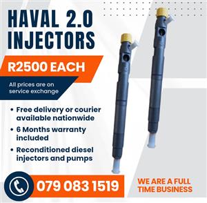 HAVAL 2.0 INJECTORS FOR SALE WITH WARRANTY 