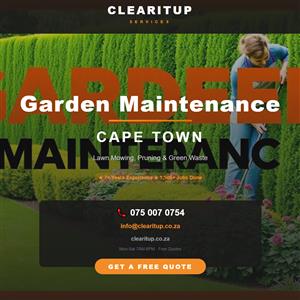 Garden Maintenance & Cleanup in Cape Town