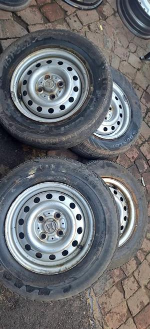 Honda ballade rims and tyres available