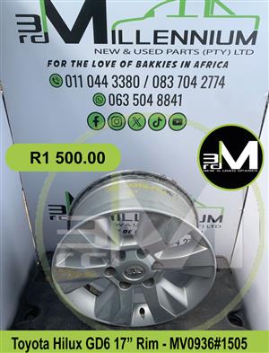 17" Rim - Toyota Hilux GD6