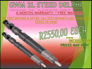 GWM 2L STEED Diesel Injectors