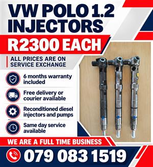 VW POLO 1.2 INJECTORS FOR SALE WITH WARRANTY 