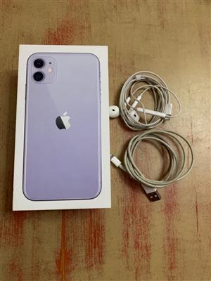 Iphone 11 256gb perfect condition purple