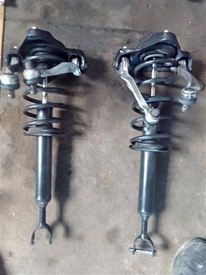 AUDI A4 B5 FRONT SHOCKS WITH UPPER CONTROL ARMS