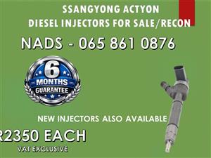 SSANGYONG ACTYON DIESEL INJECTORS FOR SALE 