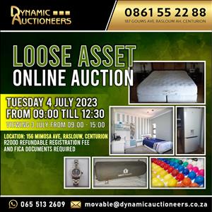LOOSE ASSETS ONLINE AUCTION