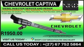 Chevrolet Captiva Diesel Injectors on Recondition