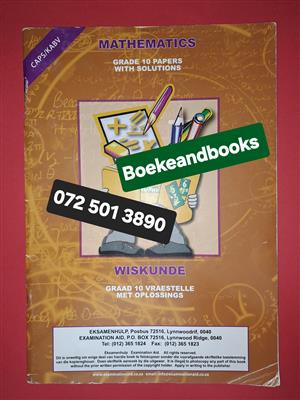 Grade 10 - Graad 10 - Mathematics - Wiskunde - Papers - Vraestelle.
