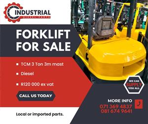 TCM 3Ton forklift for sale