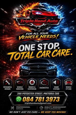 Triple Hand Auto - For ALL Your Vehicle Needs One Stop Total Car Care.