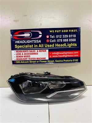 VW Polo 8 TSI right side headlight 