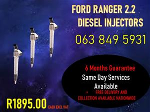 FORD RANGER 2.2 DIESEL INJECTORS 