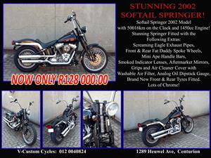 Price Has Been Reduced on this Stunning Harley Springer!