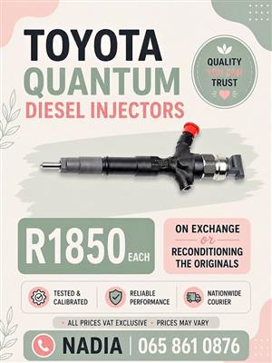 TOYOTA QUANTUM DIESEL INJECTORS FOR SALE