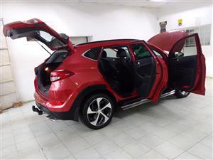2016 HYUNDAI TUCSON ELITE 1.6 T_GDI AUTO RED KEYLESS REVERSE CAMERA SUNROOF LEATHER INTERIOR 