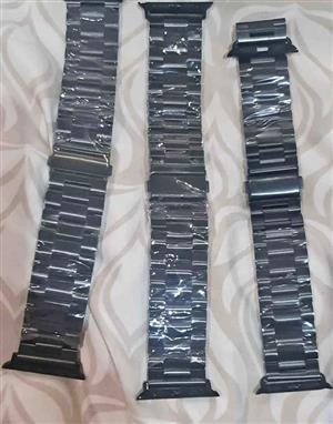 Apple iwatch Smart Watch replacement black 44mm & 38mm stainless steel strap