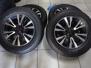 Brand New Isuzu rims and tyres size 18
