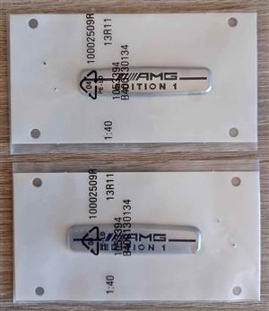 AMG Edition 1 badges emblems stickers