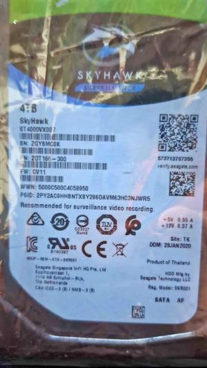 4tb Seagate Skyhawk hard drive