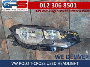 VW POLO T-CROSS USED HEADLIGHT FOR SALE 