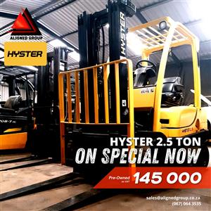 On Special 2013 2.5 ton Hyster Forklift Diesel