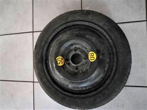 15 inch space saver 4 X 100 for sell 