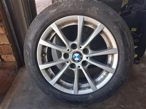 Bmw Mags 205/55/R16 With Tyres 80% Thread