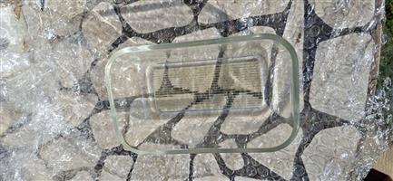 Vintage Glass butter dish