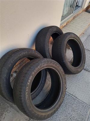  4 x Kumho Solus KL21 Tyres – 225/55R18 | Great Condition 