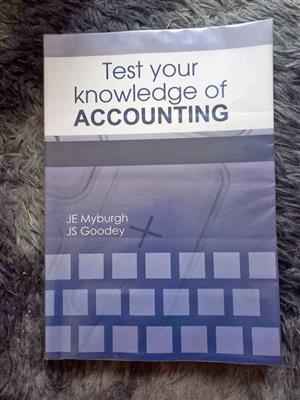Brand New Test Your Knowledge Of Accounting Question Book