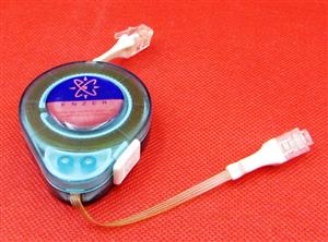 Enzer RJ11 Retractable Extension Cable