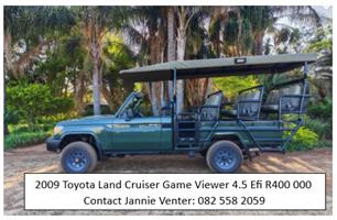 Game Viewer's: Toyota Land Cruisers / Prado's and Frames