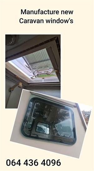 New Caravan windows for sale in uitkyk