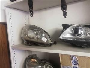 W204 preface right side headlight