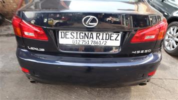 LEXUS IS250 STRIPPING FOR SPARES