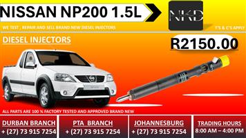 Nissan Np200 1.5L Diesel Injectors 