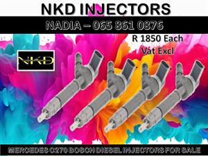 MERCEDES C270 DIESEL INJECTORS FOR SALE OR EXCHANGE OR RECON