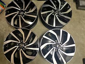 15 inch VW POLO TSi/VIVO/Golf original new mags set  (5x100 PCD).