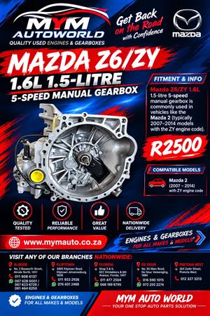 Mazda Z6/.ZY manual gearbox 