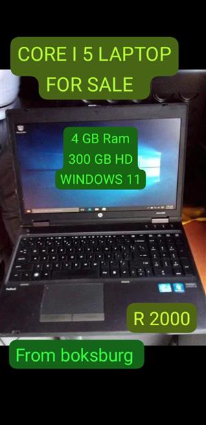 Core i 5 laptop for sale 