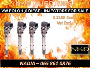 Volkswagen 1.6 diesel injectors for sale