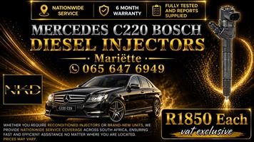 T & C'S APPLY C220 BOSCH DIESEL INJECTORS