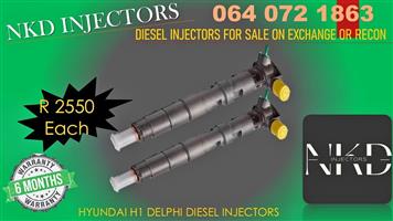 HYUNDAI H1 DELPHI INJECTORS FOR SALE