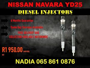 NISSAN NAVARA YD25 DIESEL INJECTORS FOR SALE FULLY TESTED