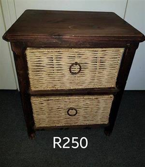 2 Drawer side table