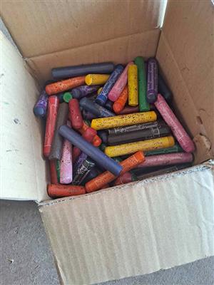 Used crayons